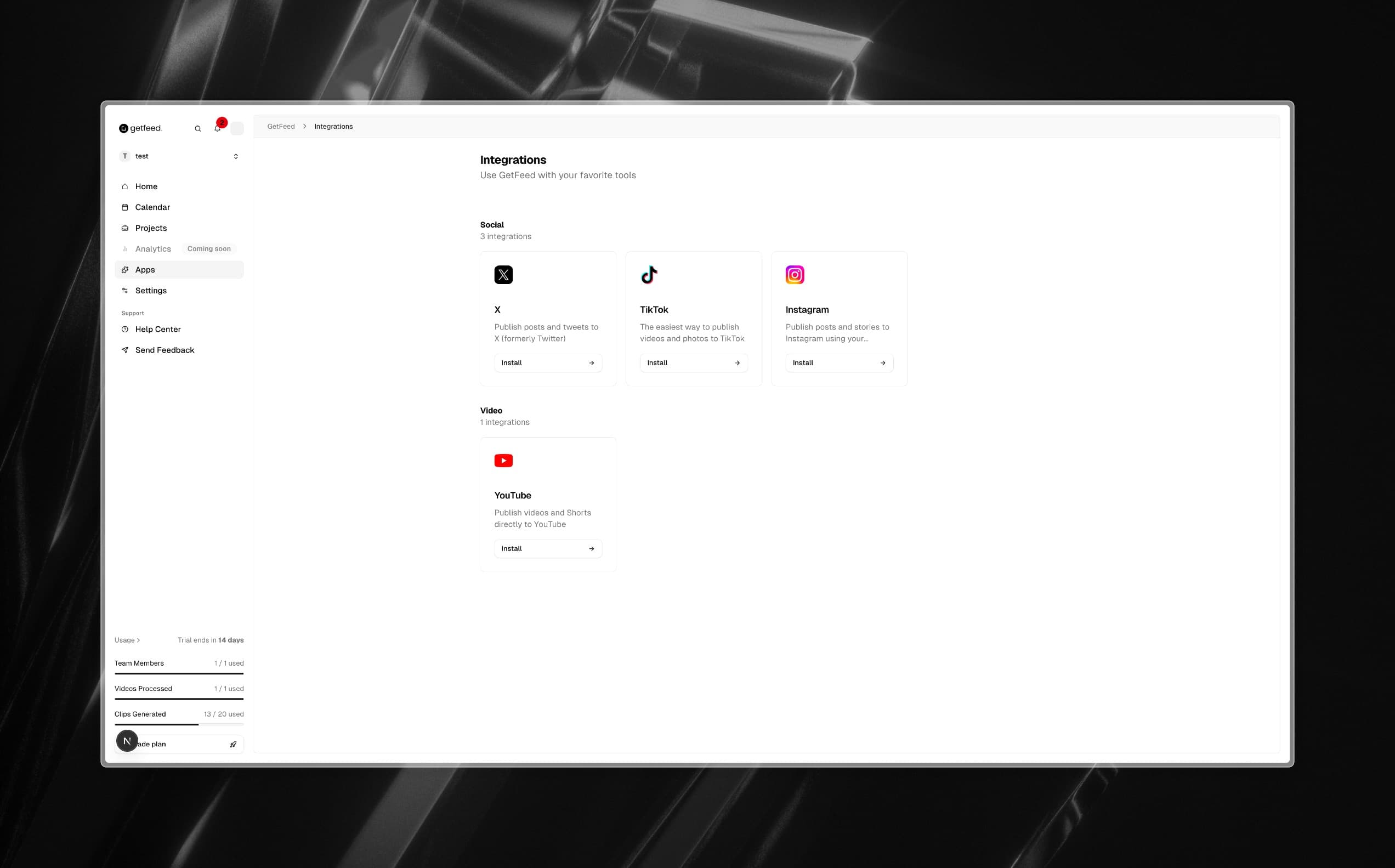 Connect Your Video Platforms: YouTube, TikTok & More