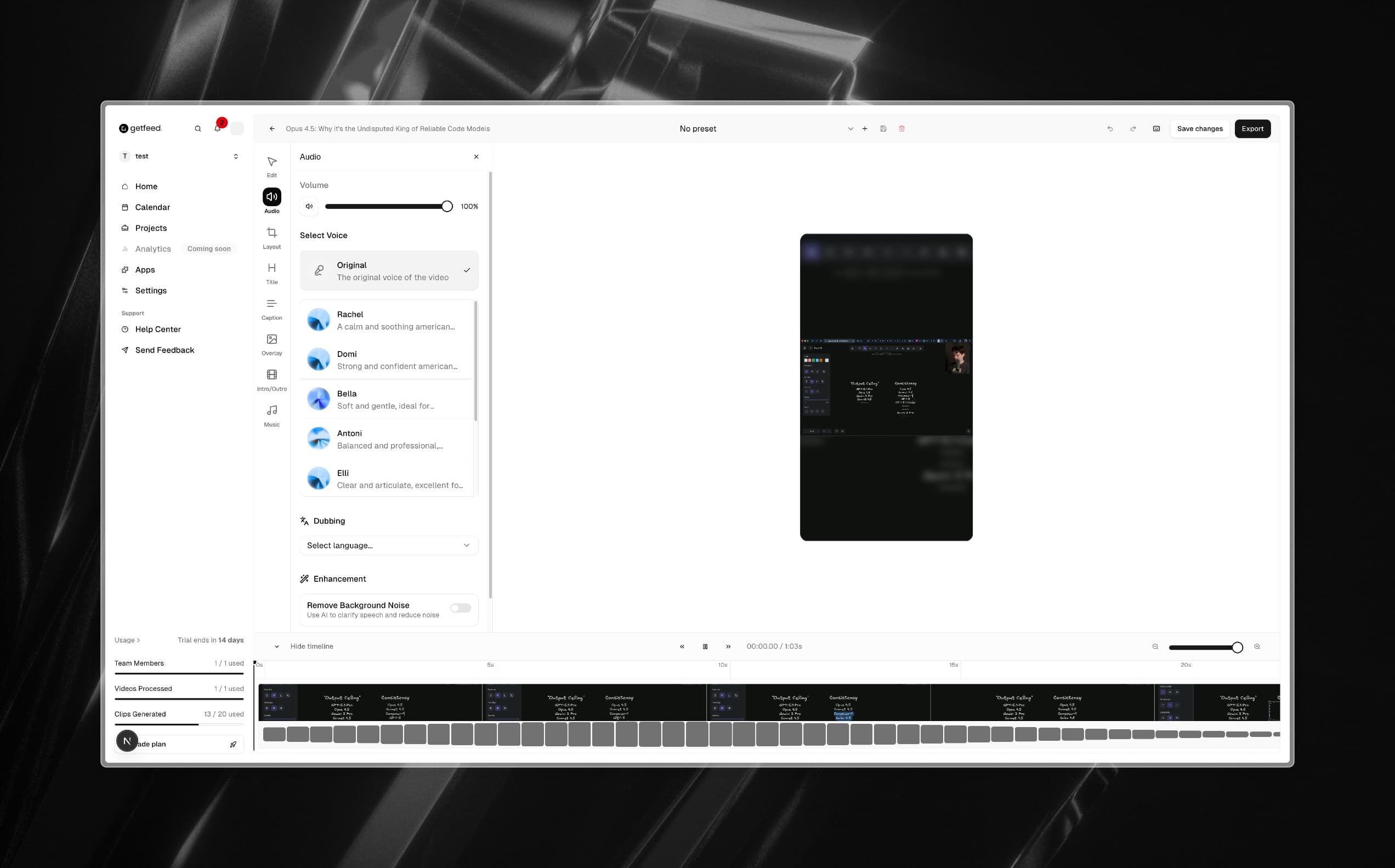 Meet the Studio: Pro Video Editing in Your Browser